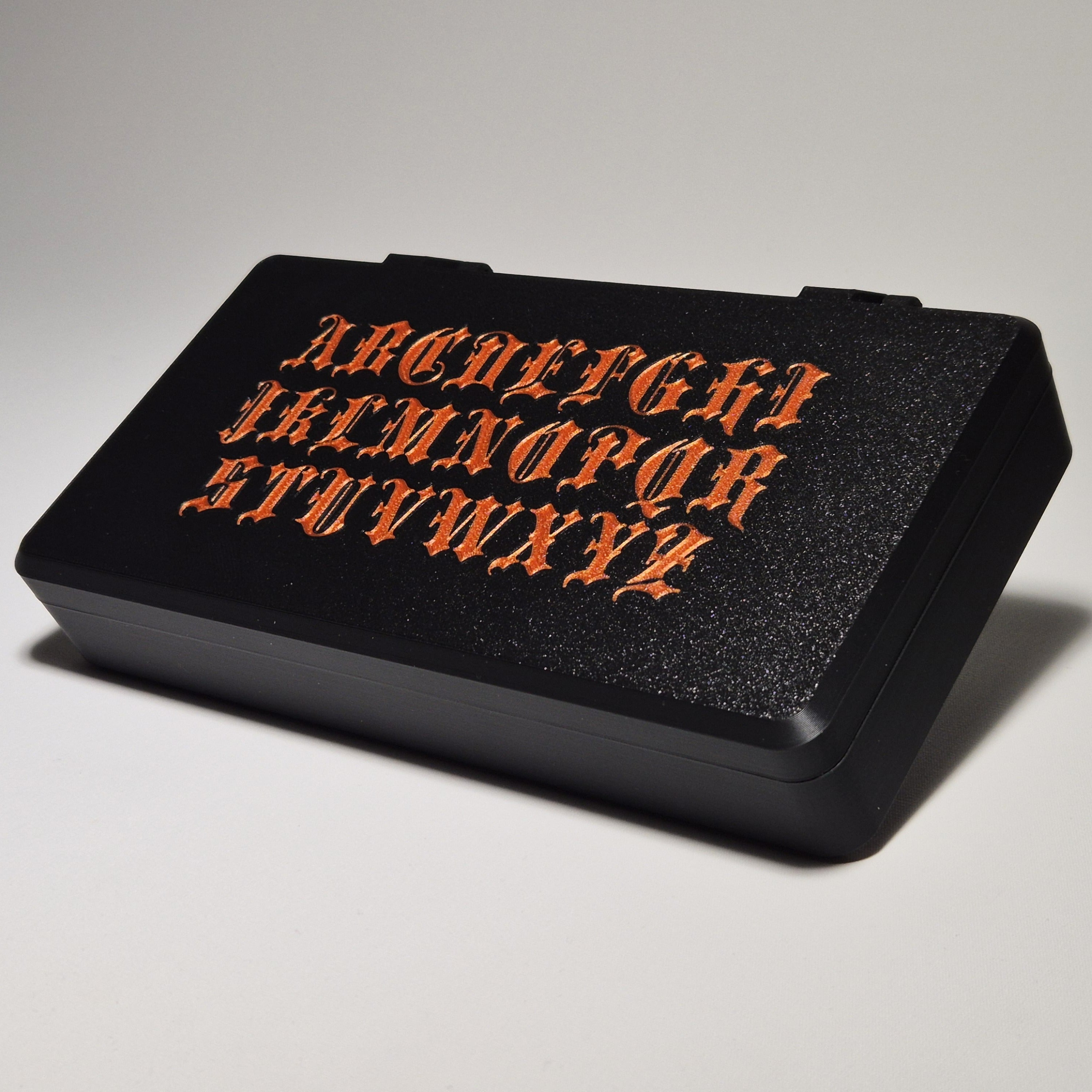 Pottery stamp case