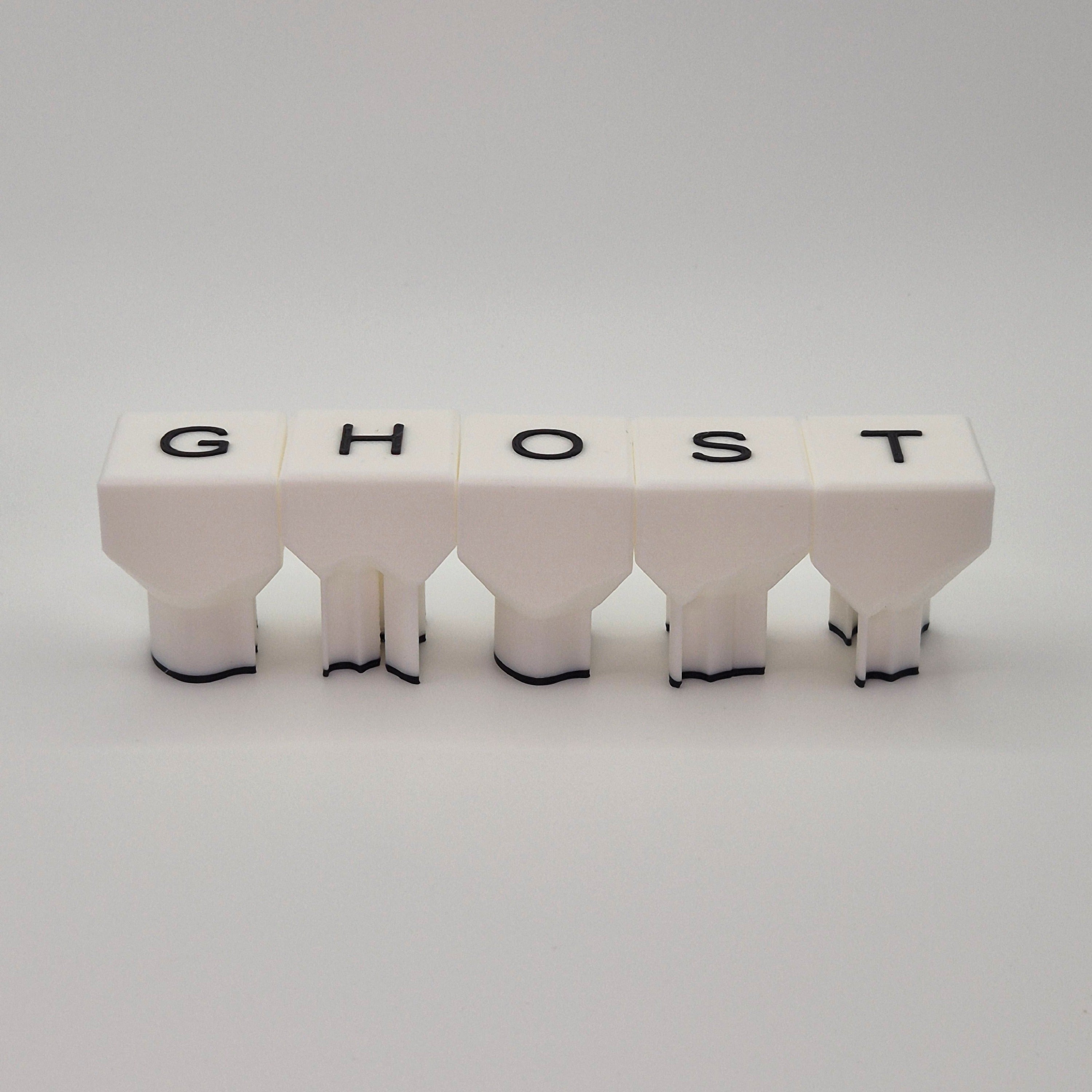 Top view of pottery stamps