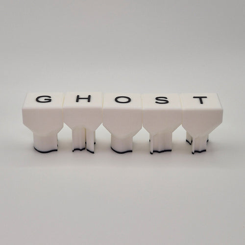 Top view of pottery stamps